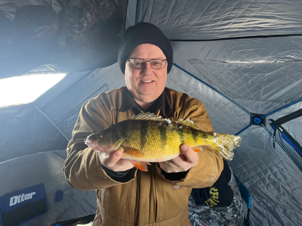 Ice Fishing and Pike Spearing ice fishing 4